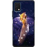 Чехол со стразами Umidigi A11S Girl with Umbrella