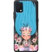 Прозрачный чехол BoxFace Umidigi A11S Blue Hair