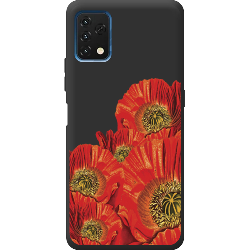 Прозрачный чехол BoxFace Umidigi A11S Red Poppies