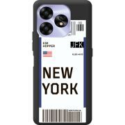 Прозрачный чехол BoxFace Umidigi A15C Ticket New York