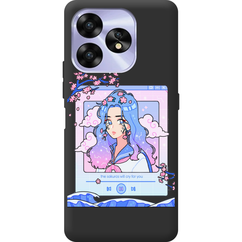Прозрачный чехол BoxFace Umidigi A15C The Sakuras Will Cry For You