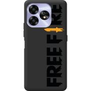 Прозрачный чехол BoxFace Umidigi A15C Free Fire Black Logo
