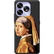 Прозрачный чехол BoxFace Umidigi A15C Девушка с жемчужной серёжкой