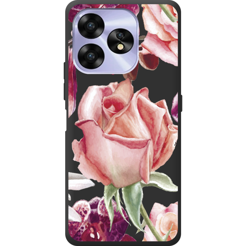 Прозрачный чехол BoxFace Umidigi A15C Rose