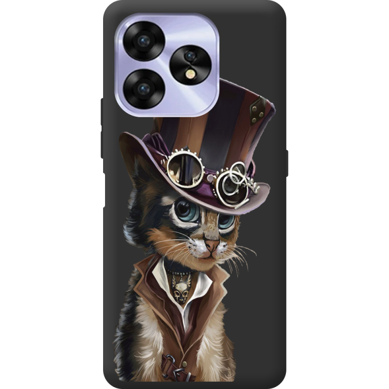 Прозрачный чехол BoxFace Umidigi A15C Steampunk Cat
