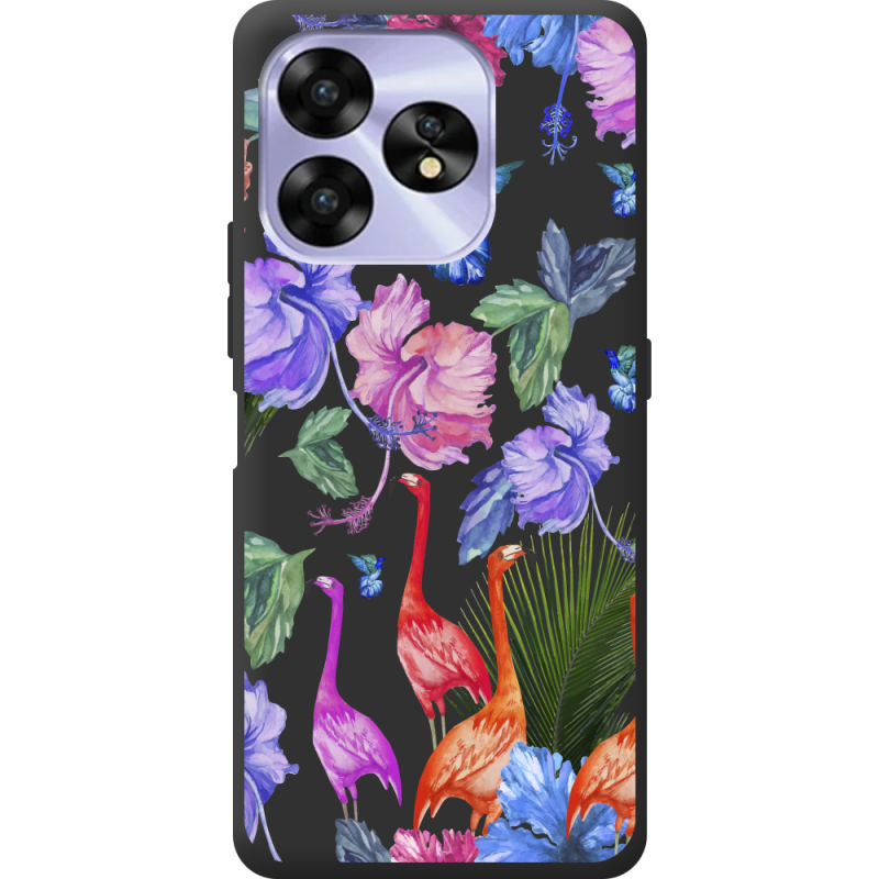 Прозрачный чехол BoxFace Umidigi A15C Flamingo