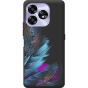 Прозрачный чехол BoxFace Umidigi A15C Feathers