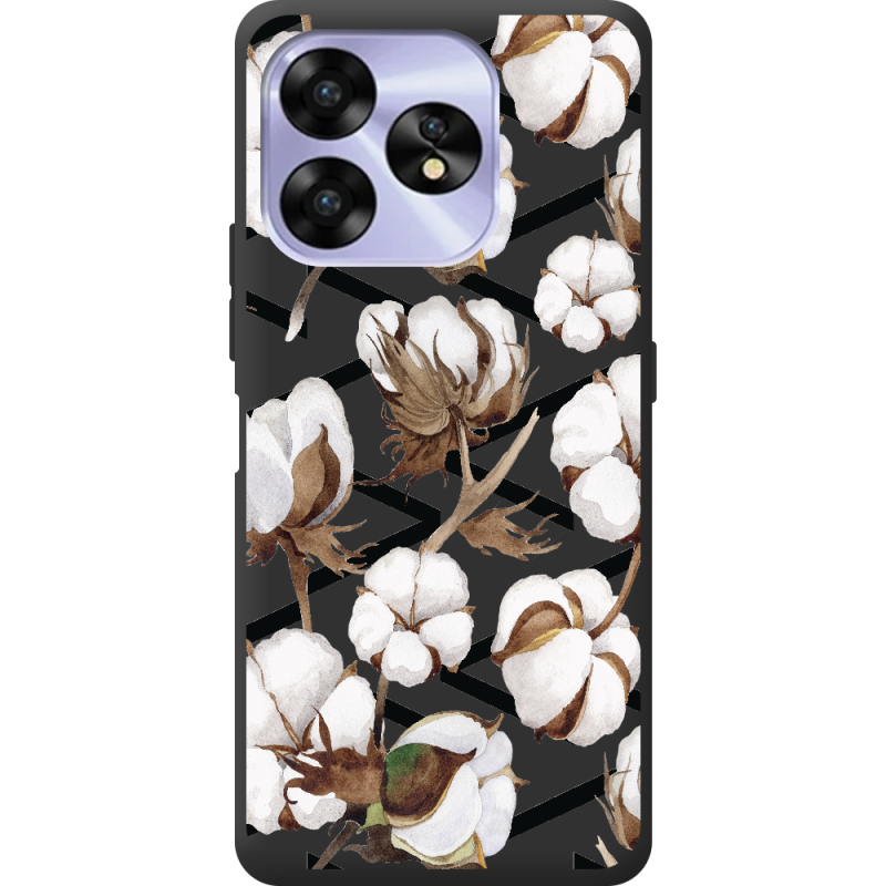 Прозрачный чехол BoxFace Umidigi A15C Cotton flowers