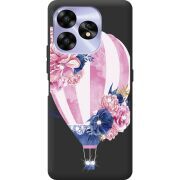 Чехол со стразами Umidigi A15C Pink Air Baloon