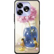 Чехол со стразами Umidigi A15C Little Boy and Girl