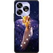 Чехол со стразами Umidigi A15C Girl with Umbrella