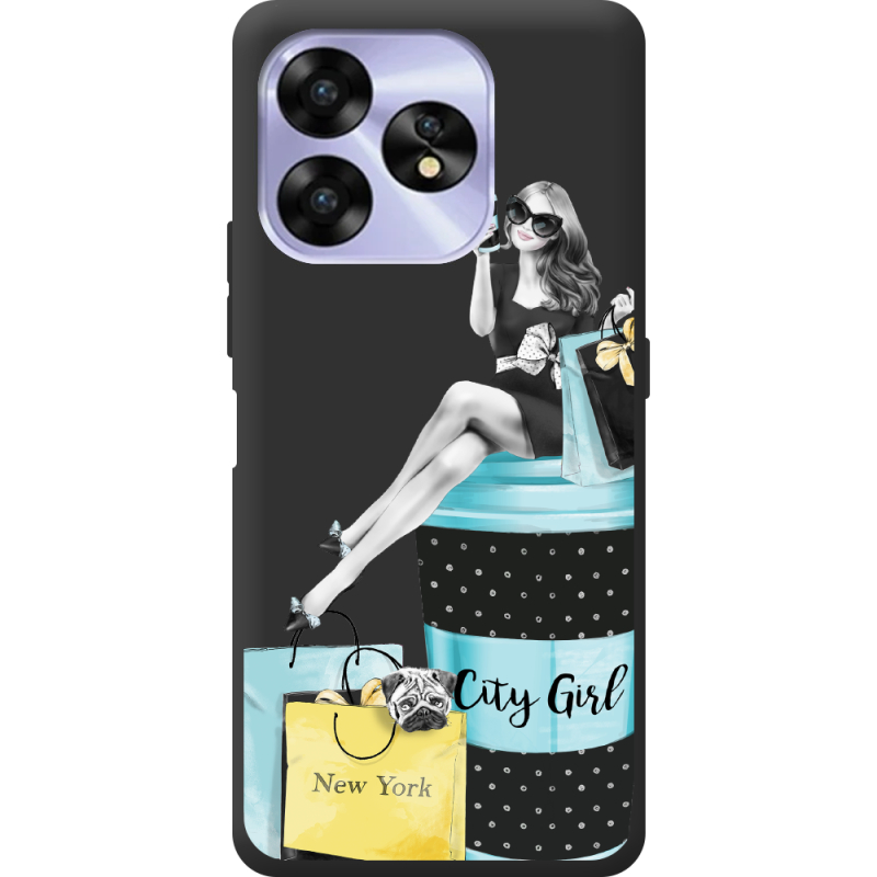 Прозрачный чехол BoxFace Umidigi A15 City Girl