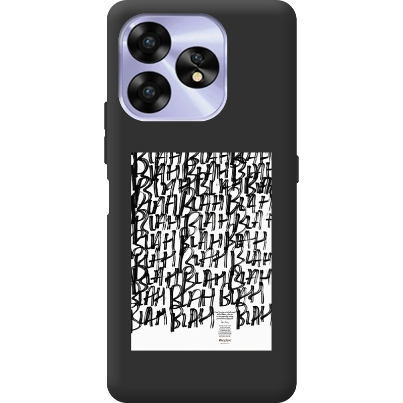 Прозрачный чехол BoxFace Umidigi A15 Blah Blah