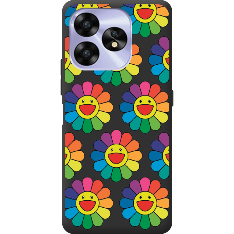 Прозрачный чехол BoxFace Umidigi A15 Hippie Flowers