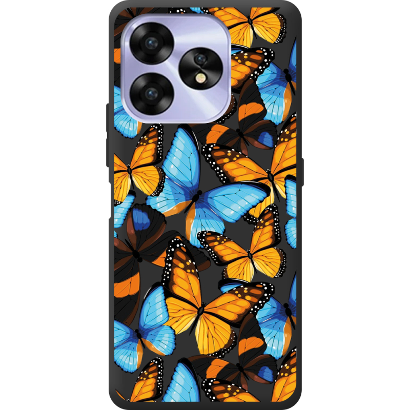 Прозрачный чехол BoxFace Umidigi A15 Butterfly Morpho