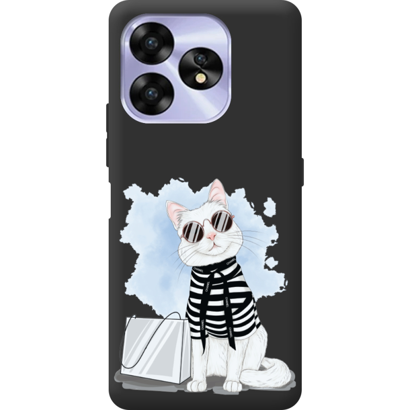 Прозрачный чехол BoxFace Umidigi A15 Cat Style