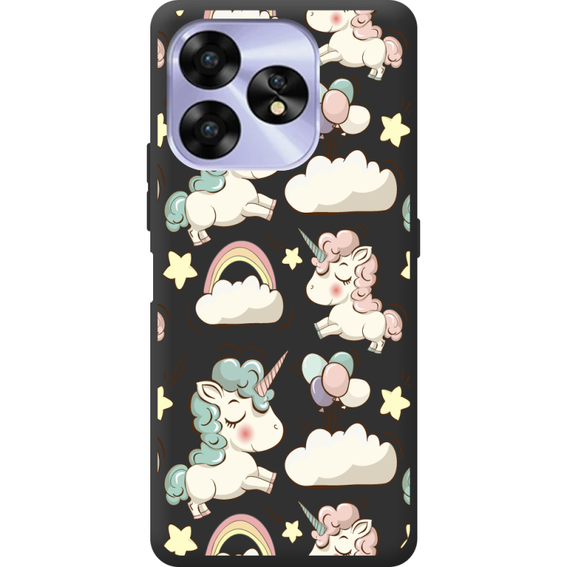 Прозрачный чехол BoxFace Umidigi A15 Unicorns