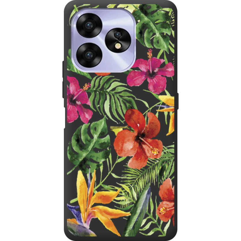 Прозрачный чехол BoxFace Umidigi A15 Tropical Flowers
