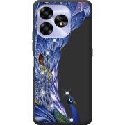 Чехол со стразами Umidigi A15 Peafowl