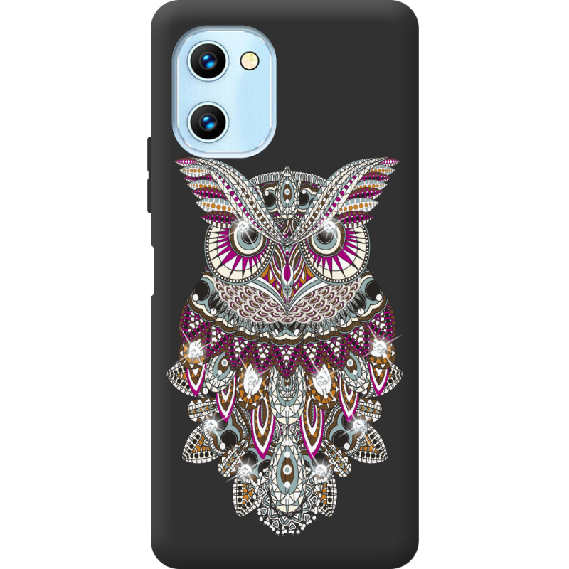 Чехол со стразами Umidigi C1 Max Owl