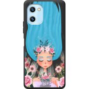 Прозрачный чехол BoxFace Umidigi C1 Max Blue Hair