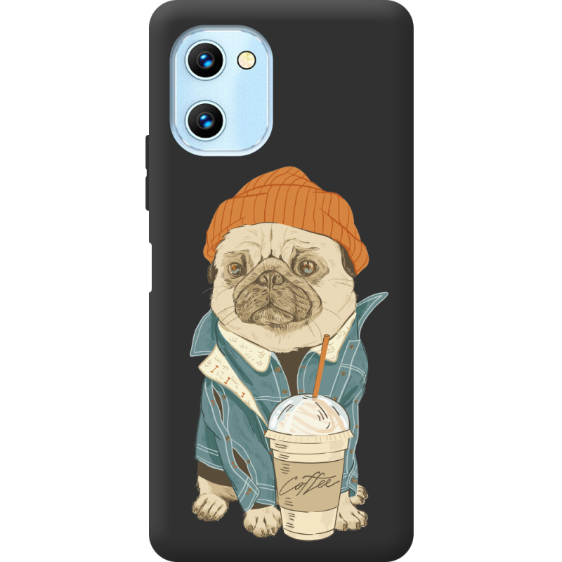 Прозрачный чехол BoxFace Umidigi C1 Max Dog Coffeeman
