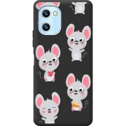 Прозрачный чехол BoxFace Umidigi C1 Max с 3D-глазками Mouse