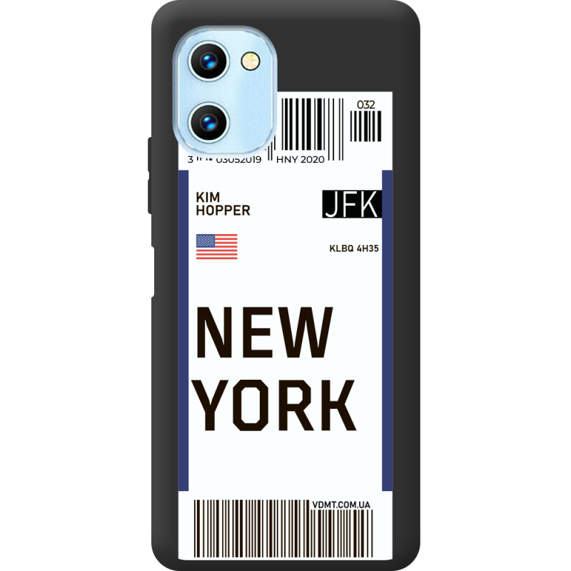 Прозрачный чехол BoxFace Umidigi C1 Max Ticket New York