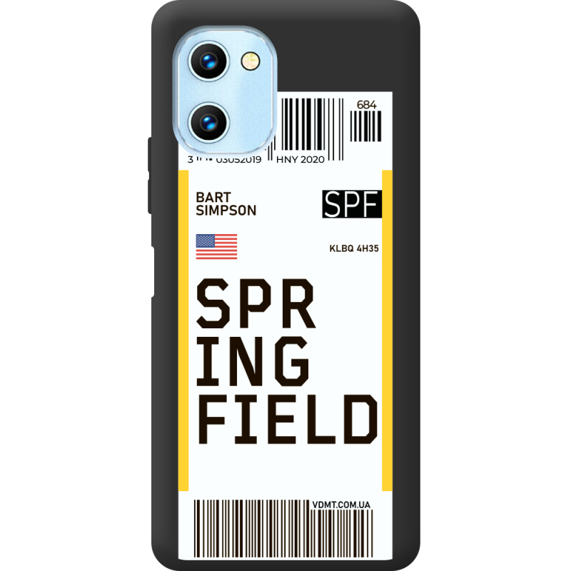 Прозрачный чехол BoxFace Umidigi C1 Max Ticket Springfield