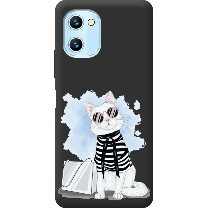 Прозрачный чехол BoxFace Umidigi C1 Max Cat Style