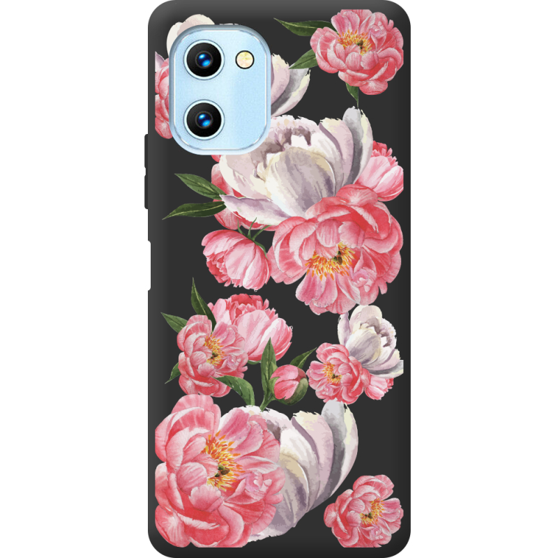 Прозрачный чехол BoxFace Umidigi C1 Max Peony Watercolor Style