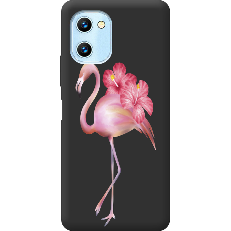 Прозрачный чехол BoxFace Umidigi C1 Max Floral Flamingo
