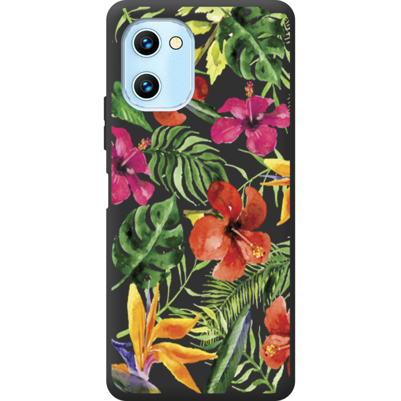 Прозрачный чехол BoxFace Umidigi C1 Max Tropical Flowers