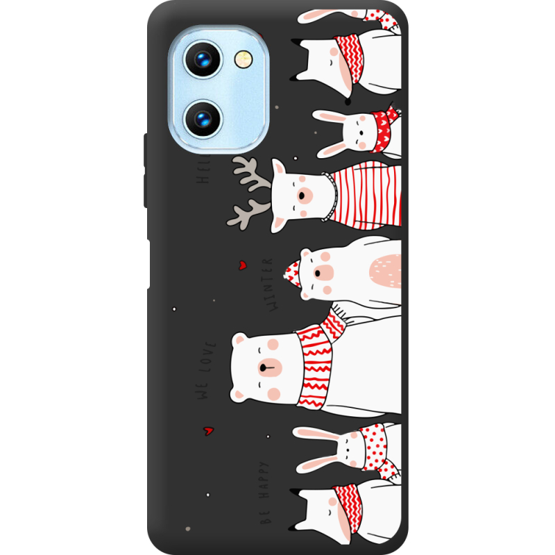 Прозрачный чехол BoxFace Umidigi C1 The Friendly Beasts