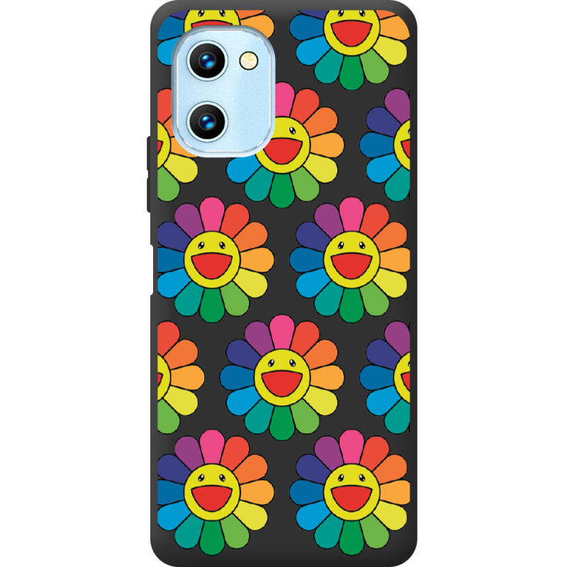 Прозрачный чехол BoxFace Umidigi C1 Hippie Flowers