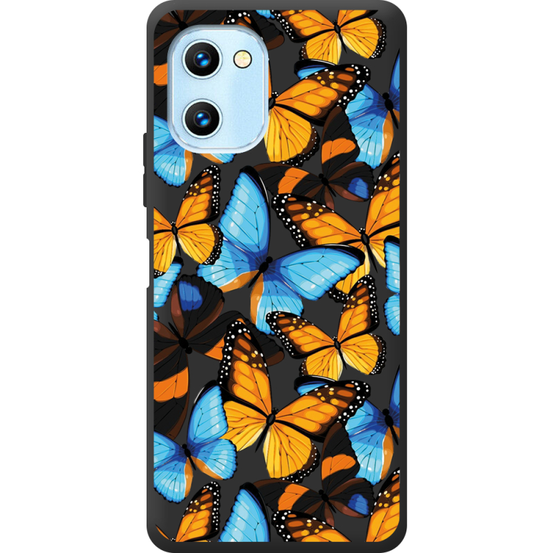Прозрачный чехол BoxFace Umidigi C1 Butterfly Morpho