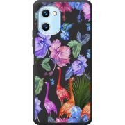 Прозрачный чехол BoxFace Umidigi C1 Flamingo