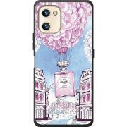 Чехол со стразами Umidigi F3 SE Perfume bottle