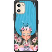 Прозрачный чехол BoxFace Umidigi F3 SE Blue Hair