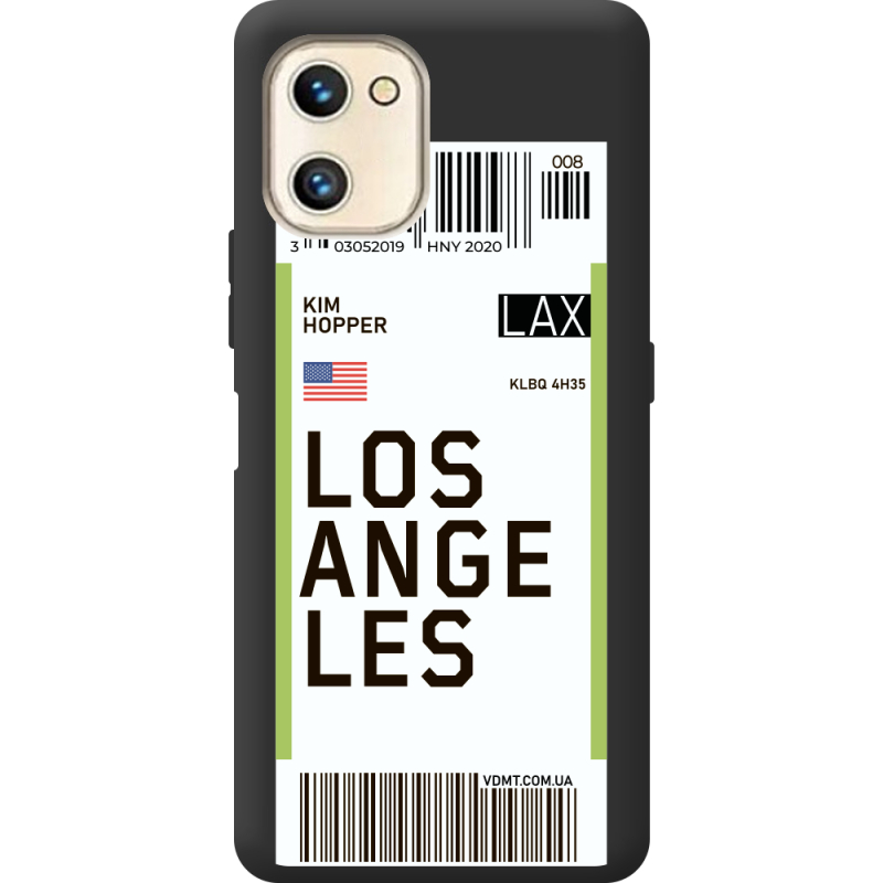 Прозрачный чехол BoxFace Umidigi F3 SE Ticket Los Angeles