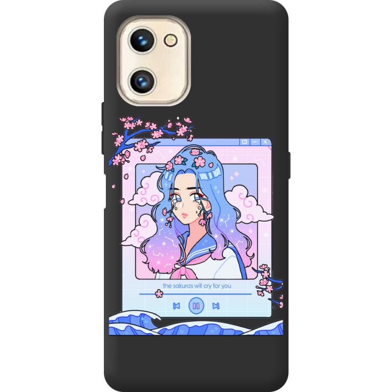 Прозрачный чехол BoxFace Umidigi F3 SE The Sakuras Will Cry For You