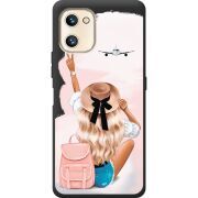 Прозрачный чехол BoxFace Umidigi F3 SE Travel Girl