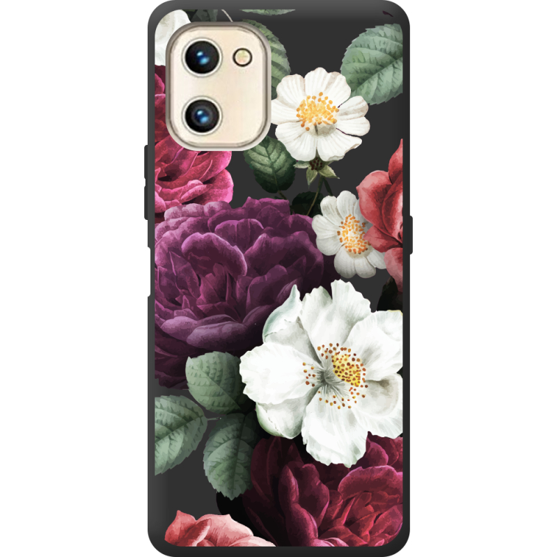 Прозрачный чехол BoxFace Umidigi F3 SE Floral Dark Dreams
