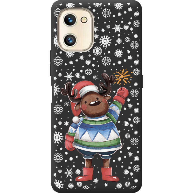 Прозрачный чехол BoxFace Umidigi F3 SE Christmas Deer with Snow