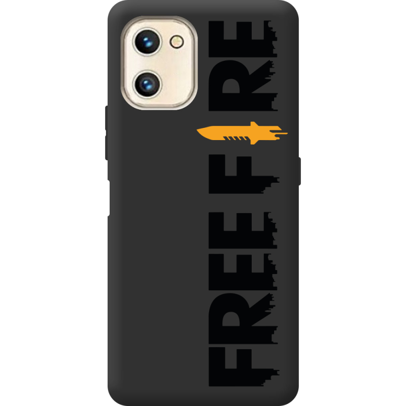 Прозрачный чехол BoxFace Umidigi F3 SE Free Fire Black Logo