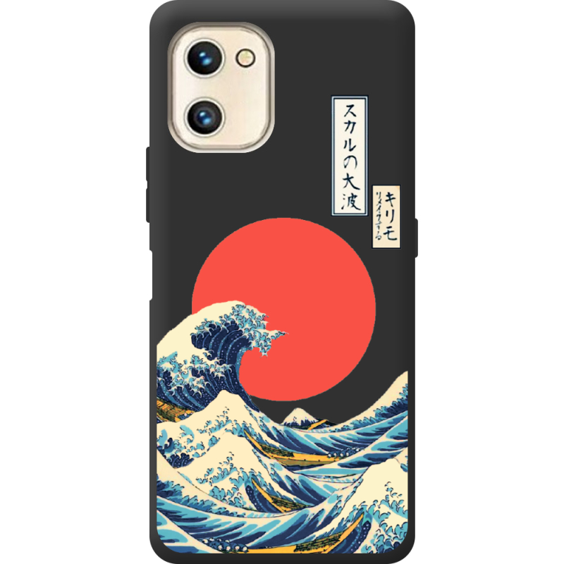 Прозрачный чехол BoxFace Umidigi F3 SE Большая волна в Канагаве