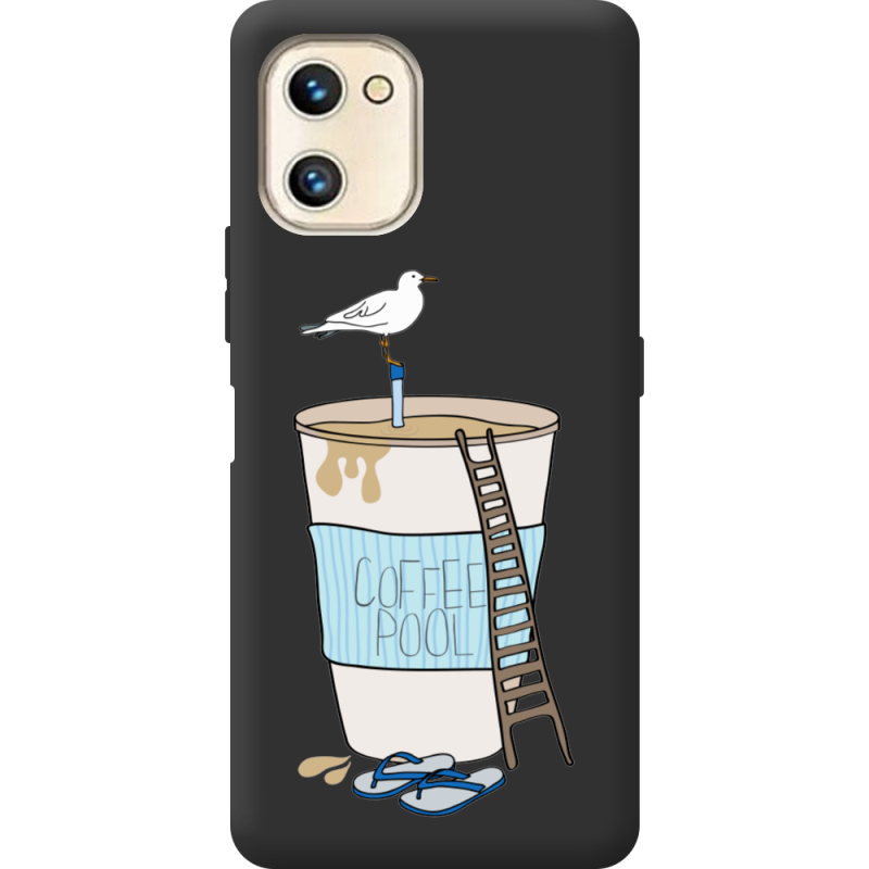 Прозрачный чехол BoxFace Umidigi F3 SE Segull in Cofee Pool