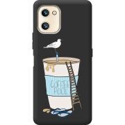 Прозрачный чехол BoxFace Umidigi F3 SE Segull in Cofee Pool