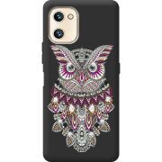 Чехол со стразами Umidigi F3S Owl