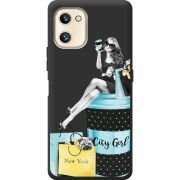 Прозрачный чехол BoxFace Umidigi F3S City Girl